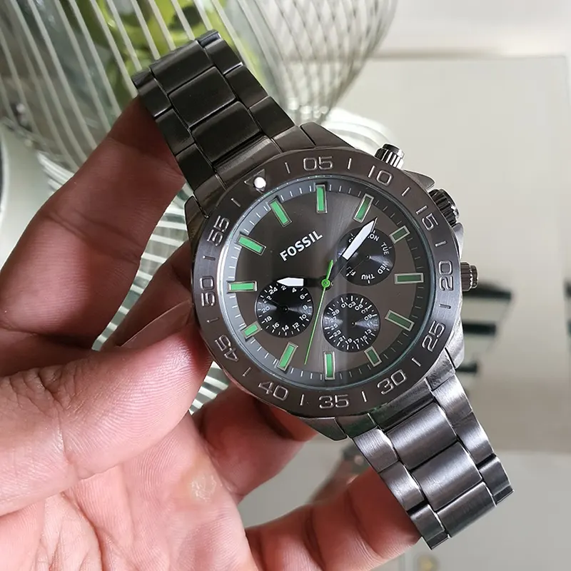 Fossil Bannon Multifunction Green Dial Men's Watch- BQ2504